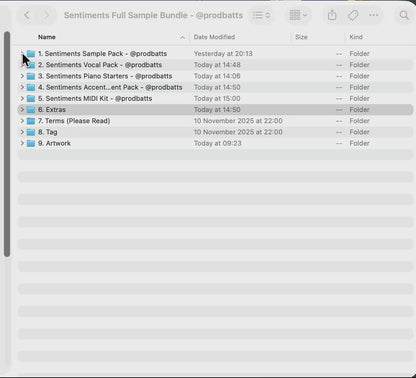 Sentiments Sample Bundle (Emotive Collection)